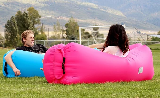 WEKAPO Inflatable Lounger Air Sofa Hammock-Portable,Water Proof& Anti-Air Leaking Design-Ideal Couch for Backyard Beach Traveling Camping Picnics & Music Festivals