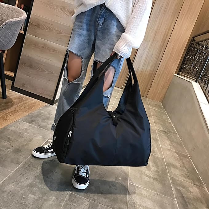 Travel Duffel Bag,Gym Tote Bags,Sports Duffel Bag with Shoe Compartment Wet Dry Separated Pockets for Women Men