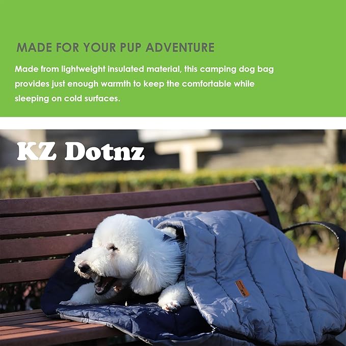 Portable Camping Travel Dog Bed, Waterproof Extra Large Camping Dog Bed/Mat, Rollable Portable Pet Dog Sleeping Bag