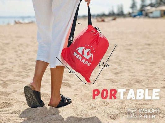 WEKAPO Inflatable Lounger Air Sofa Hammock-Portable,Water Proof& Anti-Air Leaking Design-Ideal Couch for Backyard Beach Traveling Camping Picnics & Music Festivals