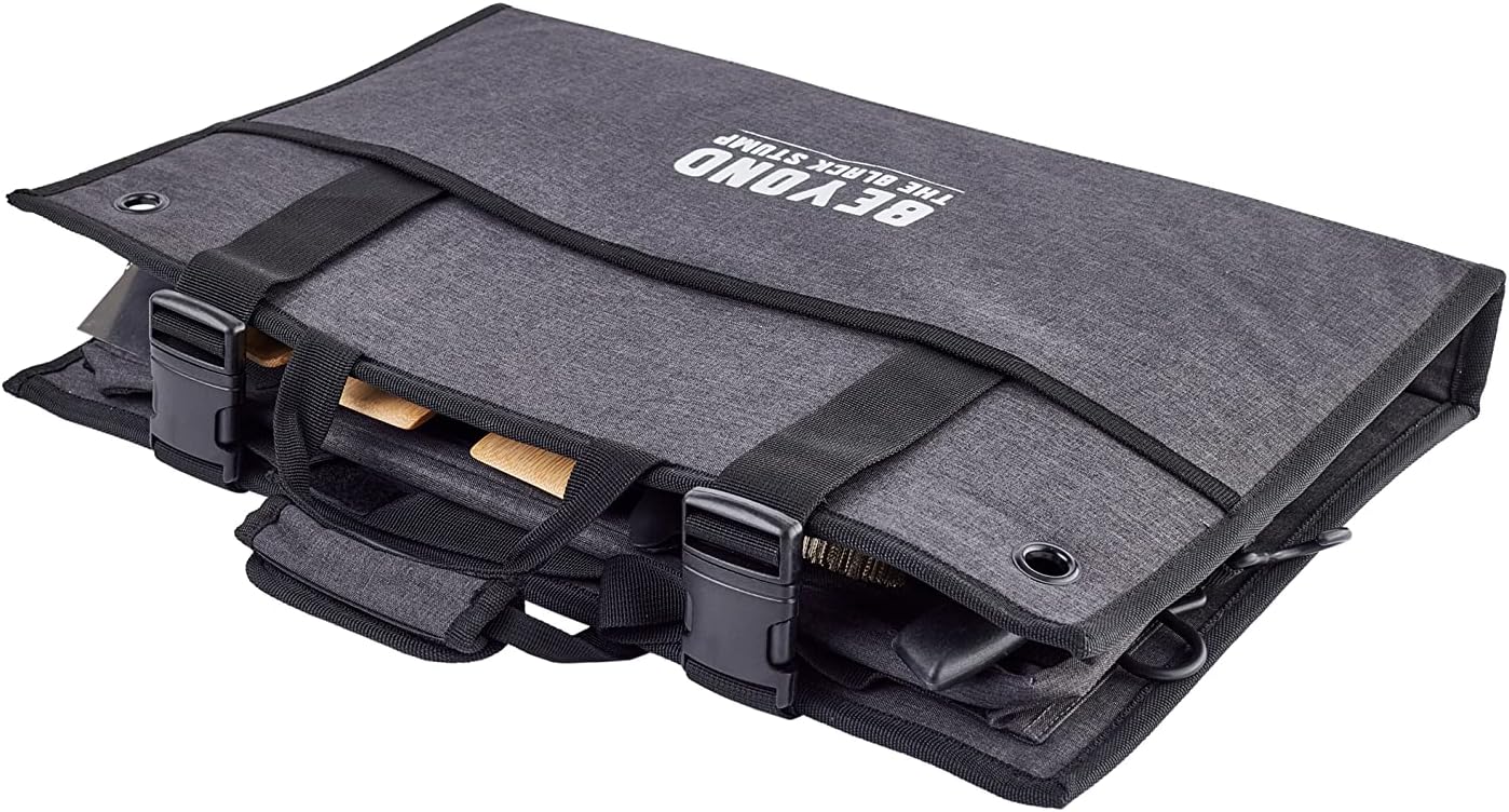 Camp Kitchen Organizer and Utensil Kit - Set of 14 - Travel Organizer - Grill Accessories - Portable Camping Gear