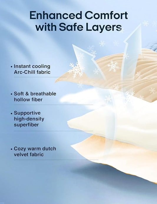 ZonLi Dog Cooling Mat, 59" x 40"Extra Large, Reversible Cooling Pad for Dogs & Cats (Cool & Warm), Durable & Machine Washable, Pet Mat for Crate, Kennel, Bed, Sofa, Glacier Pink