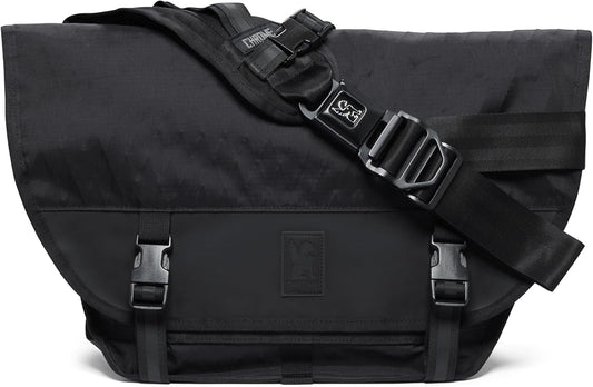Chrome Industries Mini Metro Messenger Bag - 13 Inch Laptop Satchel with Signature Belt Buckle Closure, 20.5 Liter