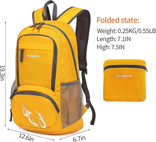 35L Lightweight Foldable Waterproof Packable Travel Small Hiking Backpack Daypack for men women