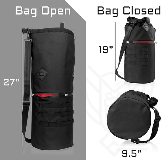 ~ AQUA RT Dry Bag~ Water-Proof Faraday Dry Bag for Laptops, Tablets, and Mid-Size Electronics ~ Small LITE Faraday Bag Combo ~ Black