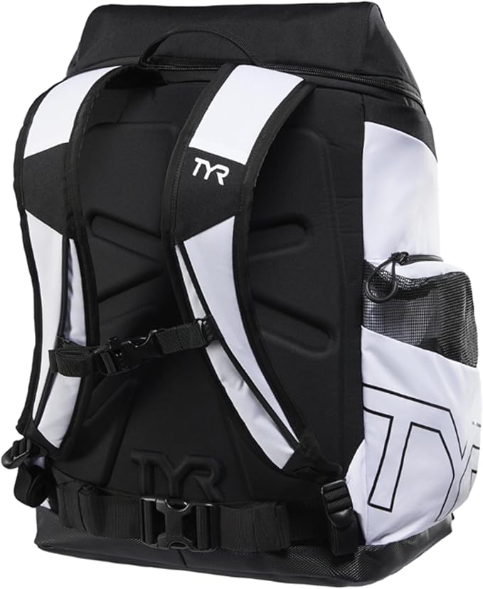 Alliance Backpack, 45L Capacity, Wet and Dry Compartments, Team Colors, White/Black, 45 Liter