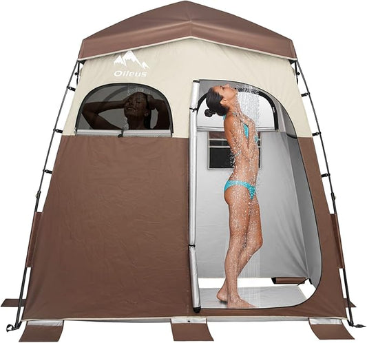 Oileus Pop Up Privacy Tent - Portable Shower Tent, Beach Changing Room, Camp Toilet, Instant Privacy Shelter - Camping, Beach, Hiking, Fishing