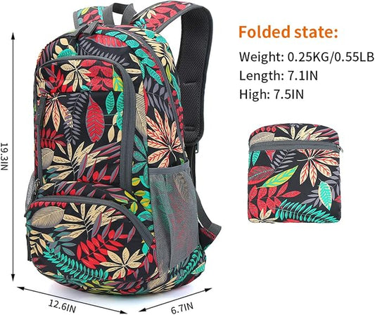 35L Lightweight Foldable Waterproof Packable Travel Small Hiking Backpack Daypack for men women