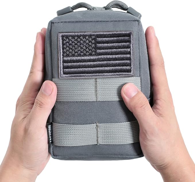 2 Pack Molle Pouches - Tactical Compact Water-Resistant EDC Pouch