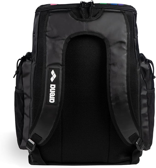 ARENA Spiky III Backpack 45 Swimming Athlete Sports Gym Rucksack Large Training Gear Equipment Swim Bag for Men and Women, 45 Liters, Pride