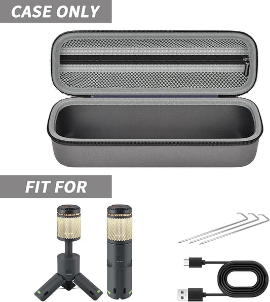 Boobowl Case Compatible with BYSOU/for AsFrost/for SupeDesk/ for Outask Camping Light Telescopic and Collapsible Night Mobile Lighting Battery, Outdoor Camping Lantern Bag (Box Only) (Grey)