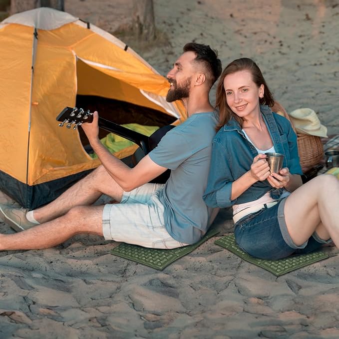 Foam Seat Mat for Camping, Foldable Seat Pat Cushion,Waterproof IXPE Sitting Pad for Outdoor Camping, Stadium,Backpacking Travel,Hikking,Picnic,Stadiums and Bleachers