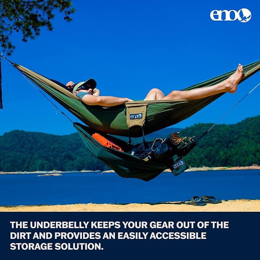 ENO, Eagles Nest Outfitters Underbelly Gear Sling, Hammock Accessory, Charcoal