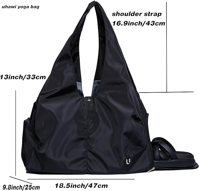 Gym bag with yoga mat holder Gym Bag for Women yoga bag with Shoes Compartment and Wet Dry Storage Pockets with Adjustable (pink)