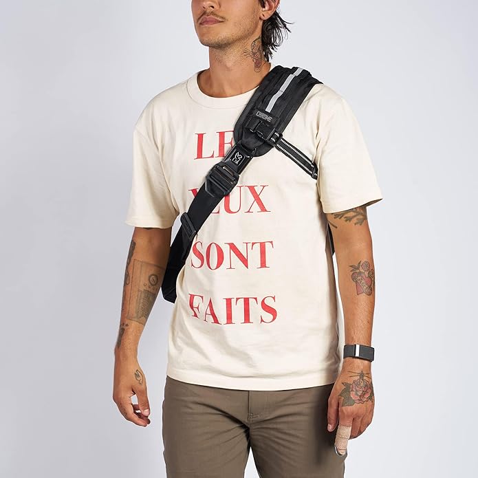 Chrome Industries Mini Metro Messenger Bag - 13 Inch Laptop Satchel with Signature Belt Buckle Closure, 20.5 Liter