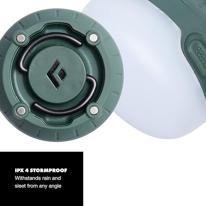 BLACK DIAMOND Moji R+ Rechargeable Multi-Colored LED Light Lantern Compact IPX4 Rainproof for Camping, Backpacking, Travel, Power Outages