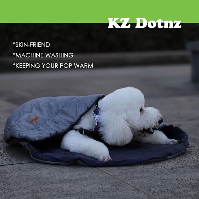 Portable Camping Travel Dog Bed, Waterproof Extra Large Camping Dog Bed/Mat, Rollable Portable Pet Dog Sleeping Bag