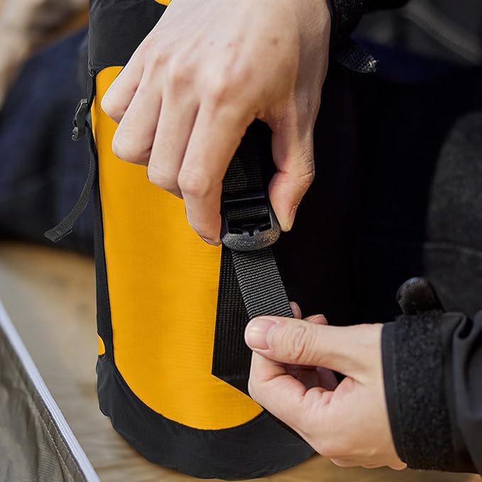 Compression Stuff Sack, 5L/8L/18L/25L/35L Lightweight Sleeping Bags Storage Compression Sack, More 40% Storage for Camping, Hiking, Backpacking Trip