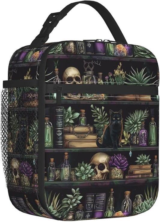 Cat Lunch Bag Insulated Reusable Lunch Box Thermal Cooler Tote For Men Women Work Travel Picnic Hiking