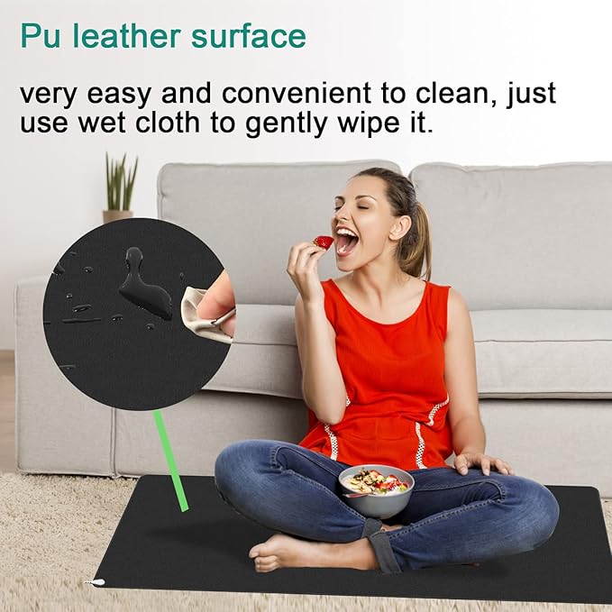 Grounding Mat for Improving Sleep, Grounding Pad for Health, Grounding Bed Mat with Grounding Cord for Better Working (11.6 * 27inch)