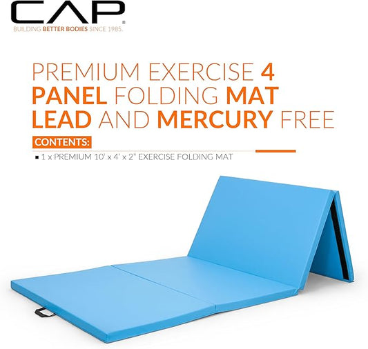 CAP Barbell All Purpose Folding Anti Tear Exercise Training Aerobic Fitness Gym & Gymnastics Balance Mat | Multiple options