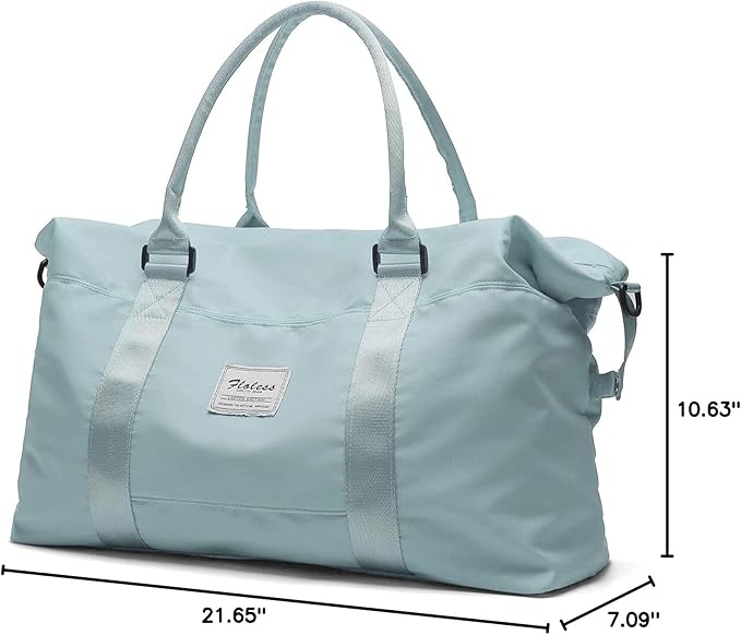 Travel Duffel Bag,Sports Tote Gym Bag,Shoulder Weekender Overnight Bag for Women