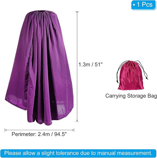 PATIKIL Portable Dressing Room, 1.3Meter Length Instant Dressing Cover Up Changing Tent Privacy Shelter for Beach Boating Camping Competition, Purple