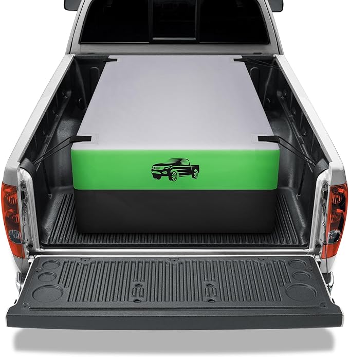 2025 Upgraded Truck Bed Cargo Bag- 26 Cubic (51''x40''x22''),100% Waterproof Pickup Bed Storage Fits Any Truck Size with 4 Stretch Cords, 1680D Heavy Duty PVC Fabric Cargo Bag