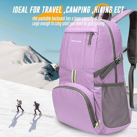 35L Lightweight Packable Backpack Waterproof Durable Hiking Travel Backpack Daypack