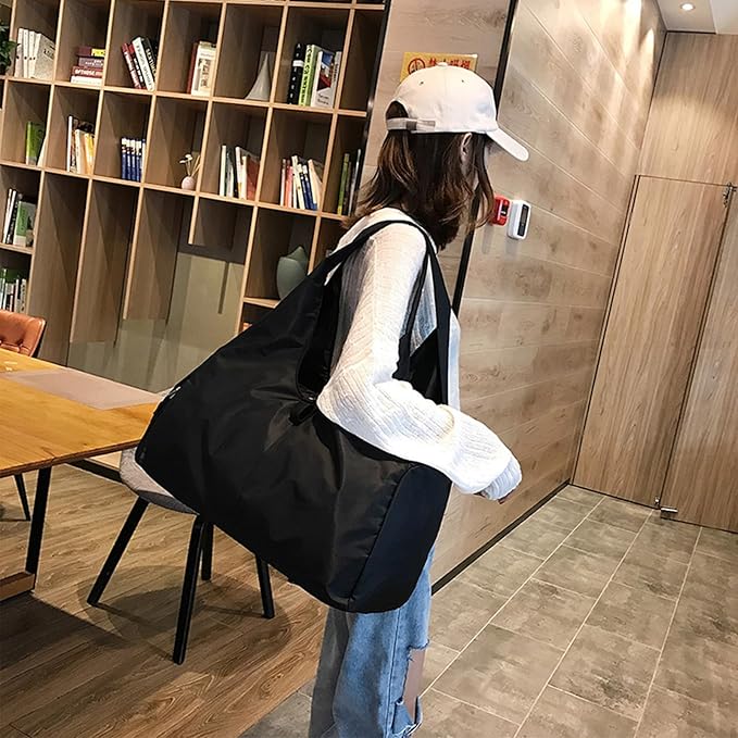 Travel Duffel Bag,Gym Tote Bags,Sports Duffel Bag with Shoe Compartment Wet Dry Separated Pockets for Women Men