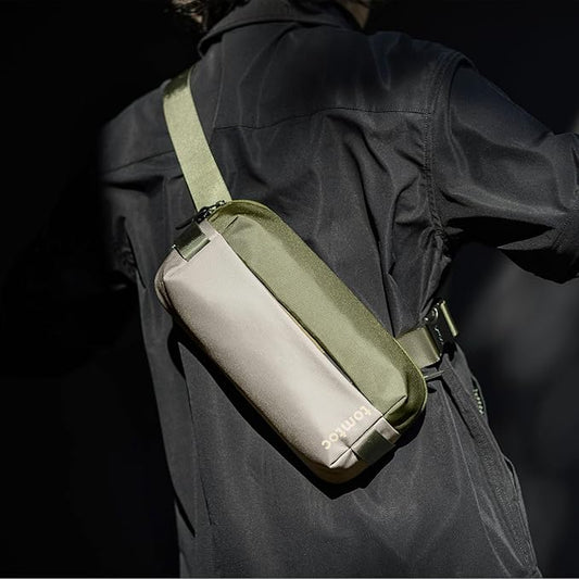 tomtoc Compact EDC Sling Bag, Chest Shoulder Crossbody Sling Daypack for Men Women, Water-resistant Lightweight Everyday Carry Casual Pack for Nintendo Switch 2, Tactical, Travel, Work, Gym, Sport