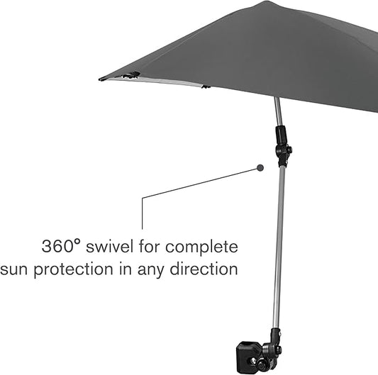 Sport-Brella Versa-Brella SPF 50+ Adjustable Umbrella with Universal Clamp