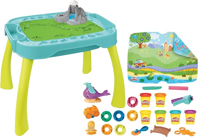 Play-Doh All-in-One Creativity Starter Station Activity Table, Preschool Toys for 3 Year Old Boys & Girls & Up, Starter Sets