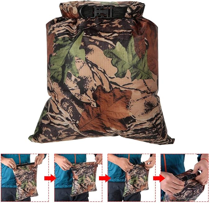 Lixada Waterproof Dry Bags, 3/5/6 Pack Ultimate Dry Sack - 3L+5L+8L Lightweight, Roll Top Outdoor Dry Sacks for Kayaking Camping Hiking Traveling Boating Water Sports