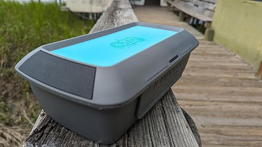 Toadfish Drybox - Waterproof IPX7 Sealed - EVA Lure Pads - Cell Phone Tray - Impact Proof - Smartgrip - Boat/Kayak/SUP Box
