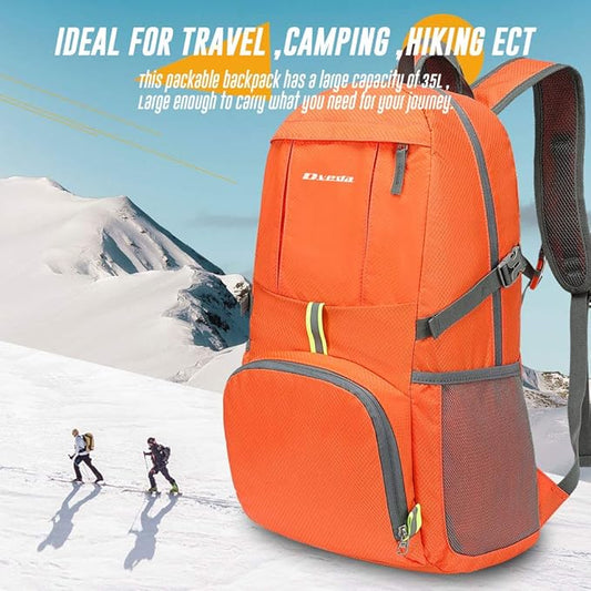 35L Lightweight Packable Backpack Waterproof Durable Hiking Travel Backpack Daypack