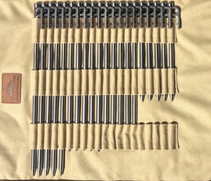 camping moon Canvas Fabric Peg Storage Bag B135