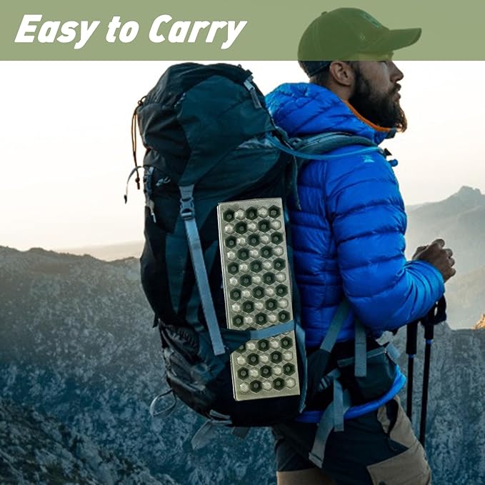 Portable Seat Cushion,Hunting Lightweight Foam Sit Pad,Camping Foam Mat for Hunting,Camping,Hiking, Outdoor Activities