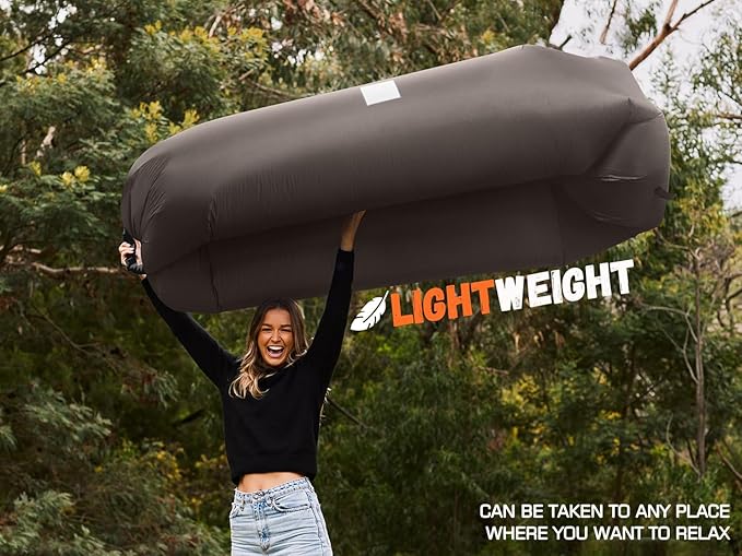 WEKAPO Inflatable Lounger Air Sofa Hammock-Portable,Water Proof& Anti-Air Leaking Design-Ideal Couch for Backyard Beach Traveling Camping Picnics & Music Festivals