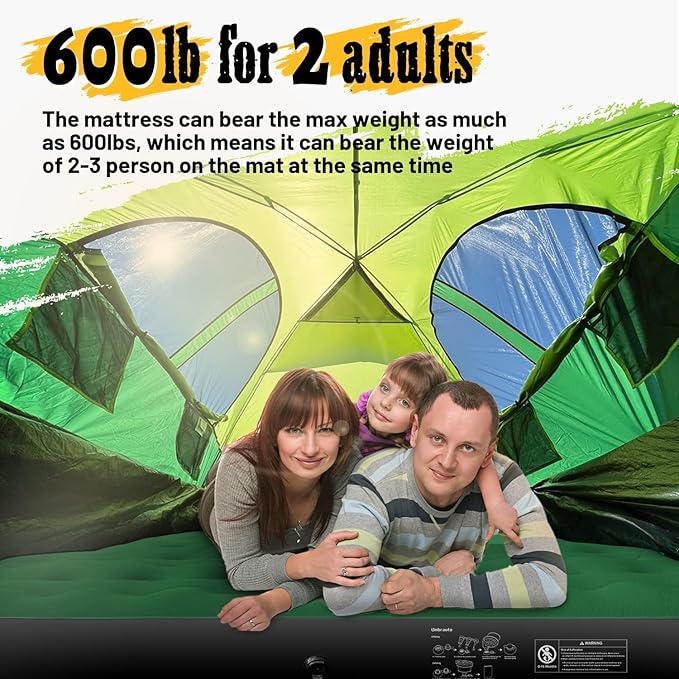Umbrauto Inflatable Truck Air Mattress for 5.5-5.8ft Full Size Short Truck Bed, Pickup Truck Tent Camping Mattress, Blow Up Pick Up Truck Air Bed for Outdoor Travel