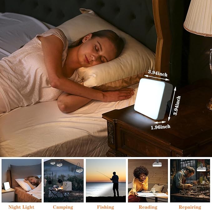 Portable Solar Power Lanterns 4 Pack, Lanterns for Power Outages, 5 Light Modes LED Camping Lights Lantern Flashlight, IPX4 Waterproof Tent Light for Hurricane Hiking Emergency Light, Gray