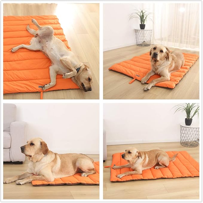 Outdoor Dog Bed, Waterproof, Washable, Large Size, Durable, Water Resistant, Portable and Camping Travel Pet Mat
