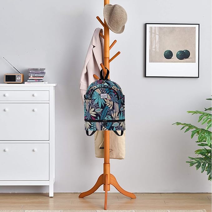 Dry Wet Drawstring Backpack with Shoe Compartment for Women Adjustable Gym Bag