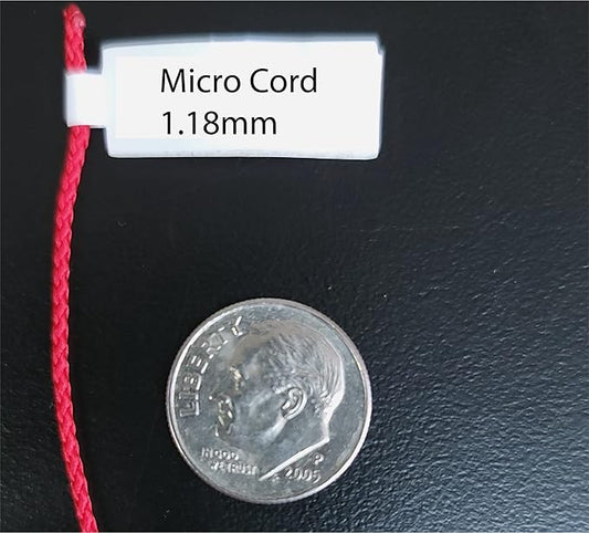 BORED? PARACORD! Nylon Micro Cord - 125 or 1000 Foot Spool Options - 70+ Colors and Patterns - 1.18mm Cord