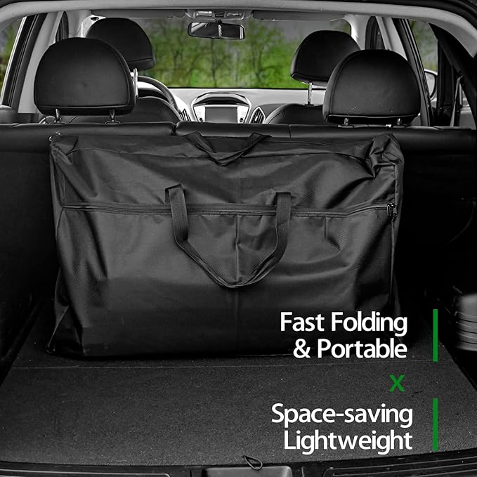 CampLand Folding Cooking Table Outdoor Portable Cook Station Aluminum Camping Kitchen with Storage Organizer, Windscreen, Hooks for BBQ, Party (Black2cabinet)