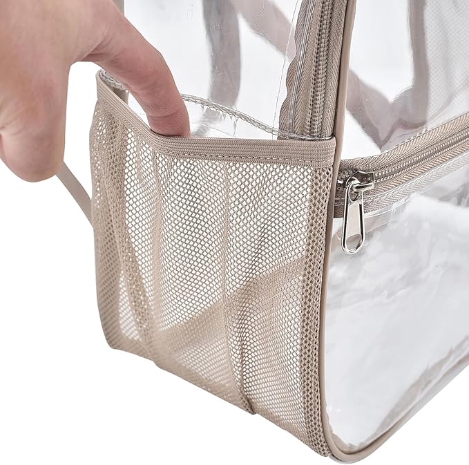 Oraben Clear Backpack for Stadium Events Clear Stadium Backpack 12x6x12 Bag Transparent Bookbag