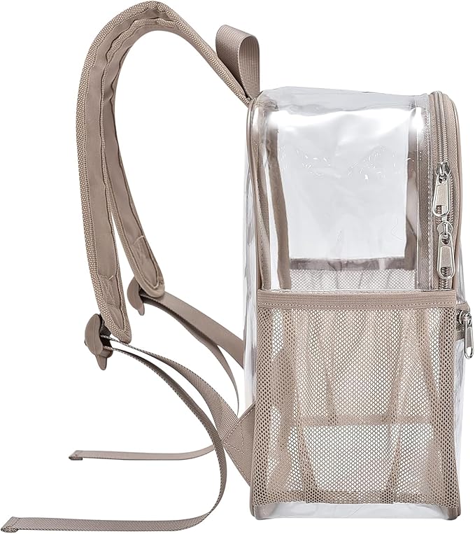 Oraben Clear Backpack for Stadium Events Clear Stadium Backpack 12x6x12 Bag Transparent Bookbag