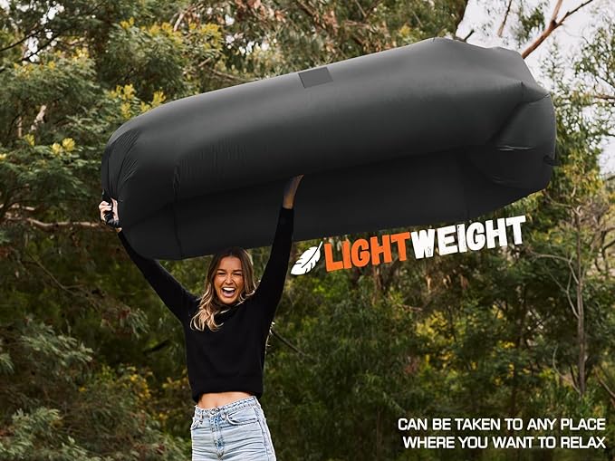 WEKAPO Inflatable Lounger Air Sofa Hammock-Portable,Water Proof& Anti-Air Leaking Design-Ideal Couch for Backyard Beach Traveling Camping Picnics & Music Festivals