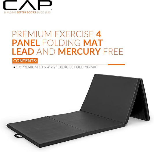 CAP Barbell All Purpose Folding Anti Tear Exercise Training Aerobic Fitness Gym & Gymnastics Balance Mat | Multiple options