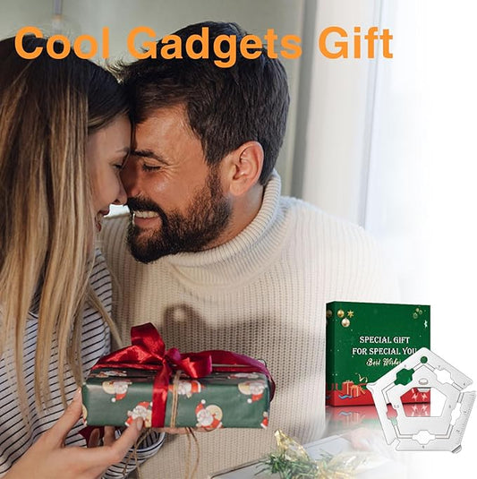 12 in 1 Keychain Multi-tool, Gifts for Men Boyfriend Dad, Father's Day Birthday Gifts, Mini EDC gadgets Tool Gear Bottle Opener for Camping Survival